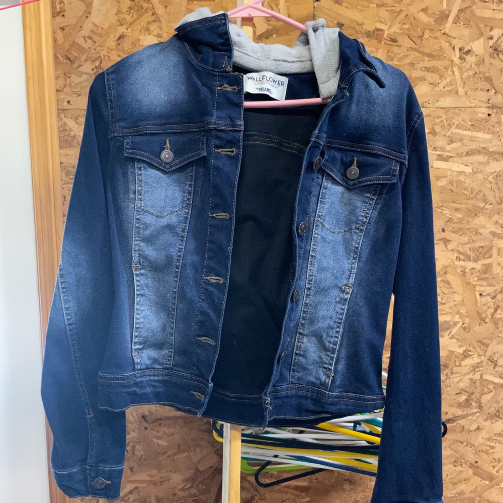 Wallflower denim jacket size small
